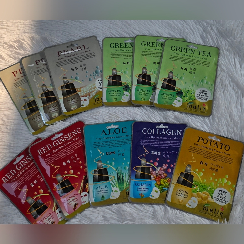 KOREAN SKINCARE Ultra Hydrating Essence Mask Set - Bundle Of 11